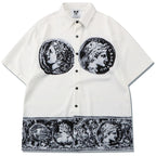 Vintage Graphic Loose Shirt — styling shot