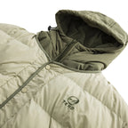 Vintage Padded Oversized Puffer Jacket — fit shot