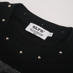 Shirts Y2K Black Graphic Oversized T-Shirt — back view