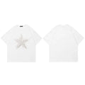 Y2K White Star Graphic T-Shirt — styling shot