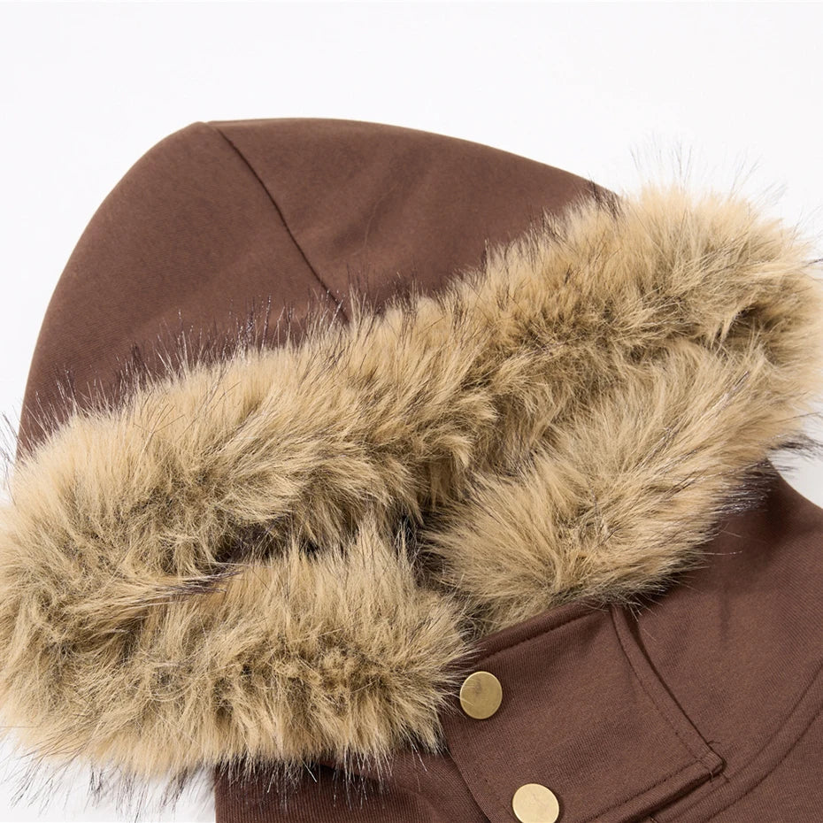Fur Oversized Jacket — fit shot