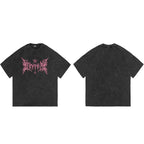 Grey Star Washed T-Shirt — detail shot