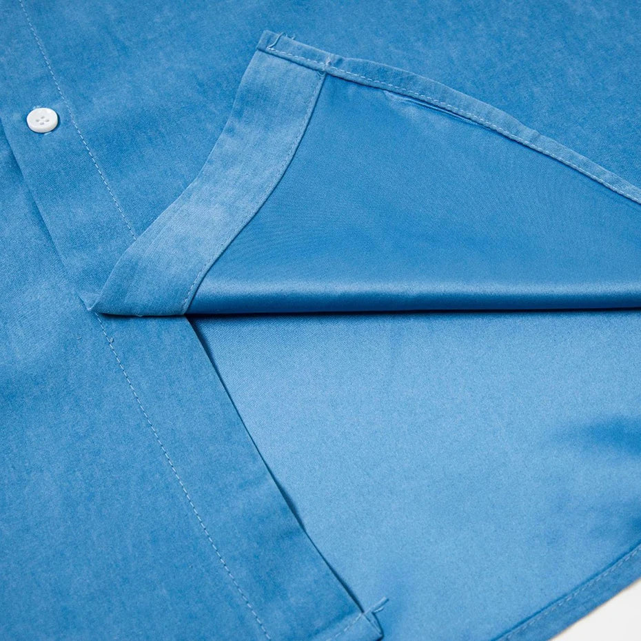 Loose Varsity Jacket — fabric close-up