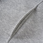 Collar Fur Oversized Jacket — fabric close-up