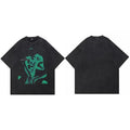 Y2K Green Shadow Graphic T-Shirt — styling shot