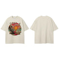 Black Skull Faded T-Shirt — detail shot