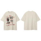 Retro Graffiti Graphic T-Shirt — fit shot