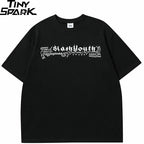 Y2K Cartoon Angel Graphic T-Shirt — back view