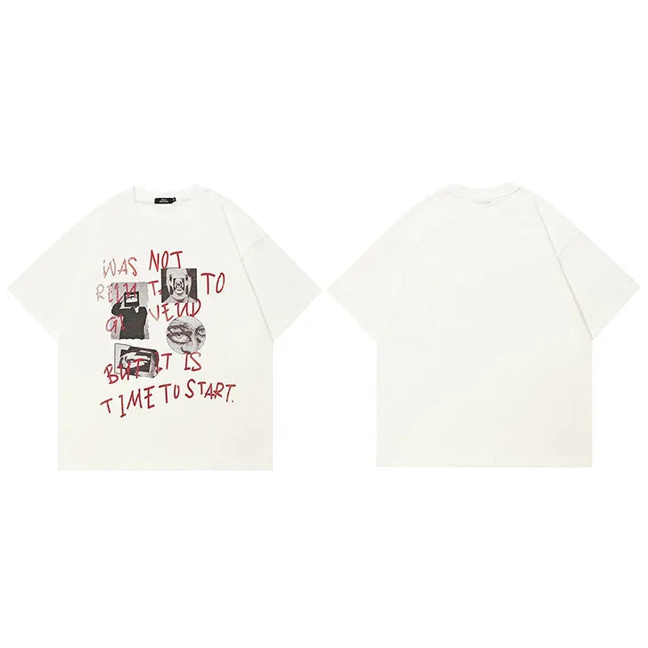 Retro Graffiti Graphic T-Shirt — styling shot