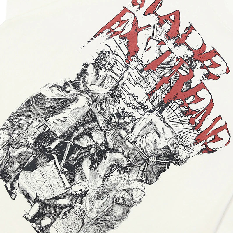 Ancient White Graphic T-Shirt — front view
