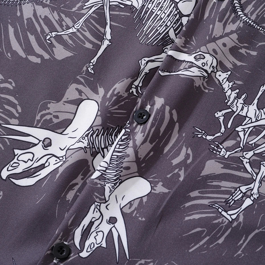 Skeleton Graphic Shirt — fit shot
