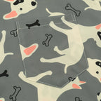 Funny Dog Graphic Loose Shirt — detail shot
