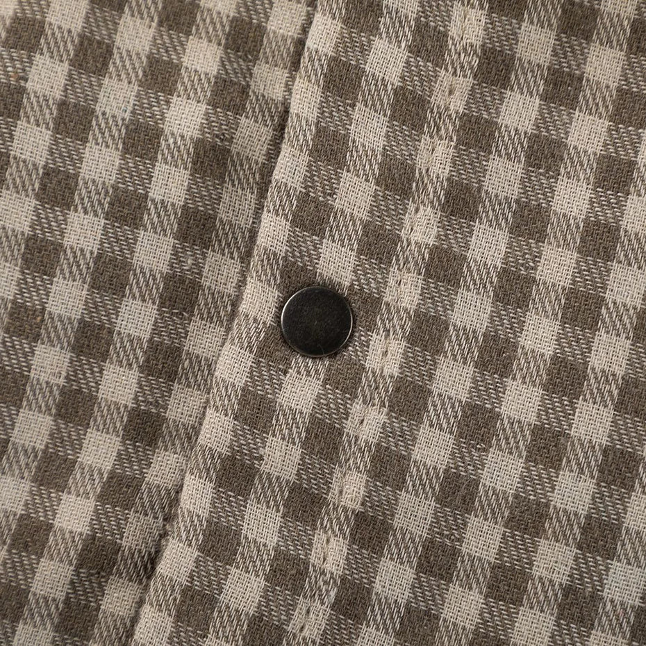 Vintage Print Oversized Shirt — detail shot