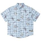 Cartoon Graphic Oversized Shirt — styling shot