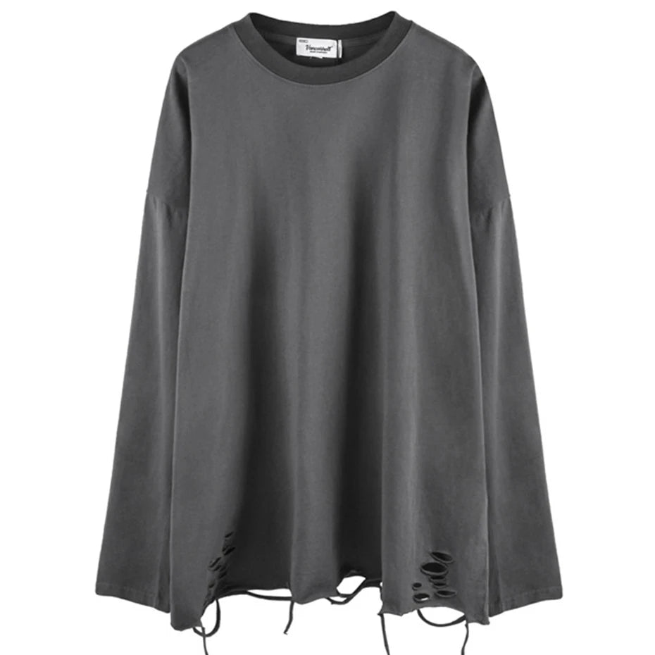 Shirts Vintage Oversized Long Sleeve Tee — styling shot