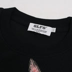 Cats Graphic Oversized Long Sleeve Tee — back view
