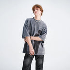 Vintage Shadow Washed Loose T-Shirt — detail shot