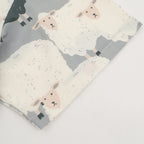 Print Loose Shirt — fabric close-up
