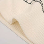 Vintage Y2K Funny Graphic Oversized T-Shirt — fabric close-up