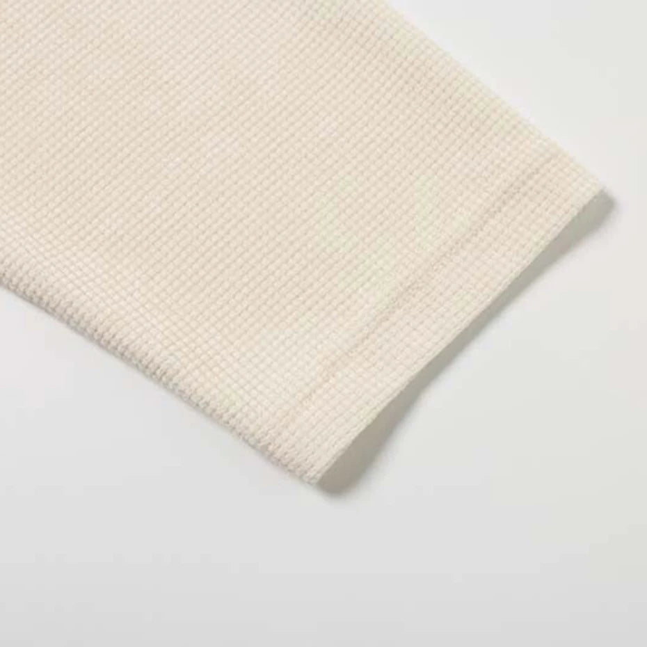 Vintage Black Oversized Long Sleeve Tee — fabric close-up