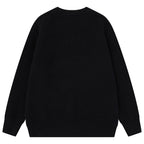 Sweaters Y2K Skeleton Graphic Knit Oversized Sweater — front view