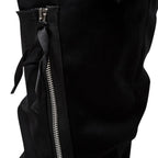 Y2K Techwear Zip Pocket Cargo Pants — fabric close-up