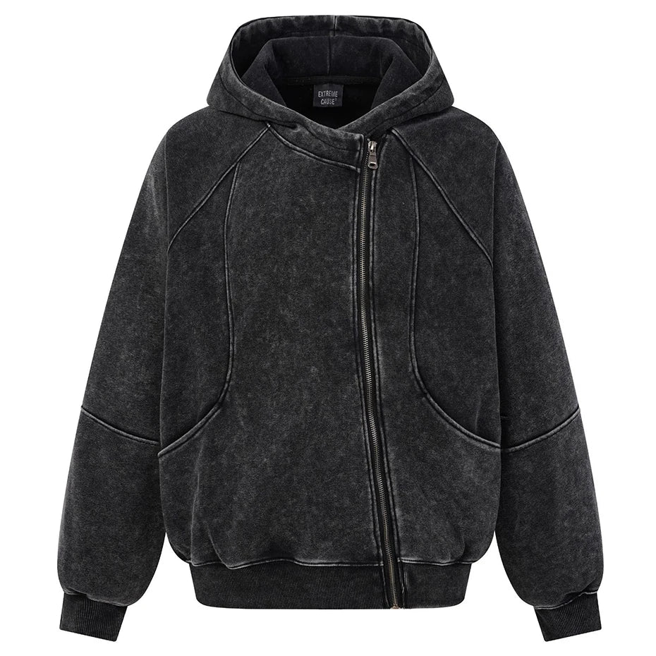 Y2K Vintage Patchwork Regular Jacket — back view