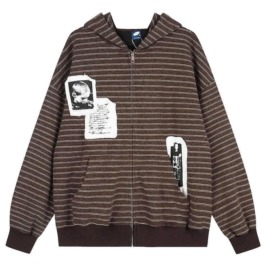 Y2K Vintage Oversized Jacket — back view