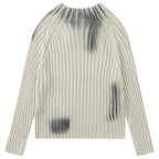 Y2K Tie Dye Knit Slim Sweater — front view