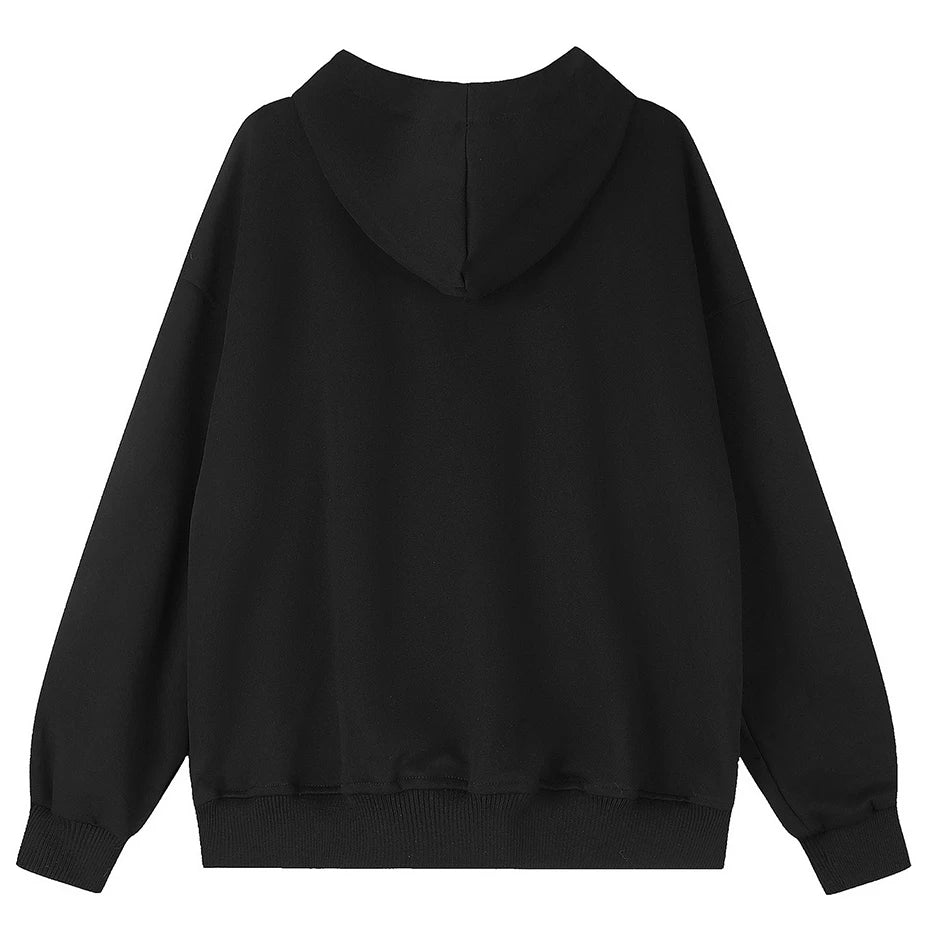 Y2K Rhinestone Oversized Jacket — front view