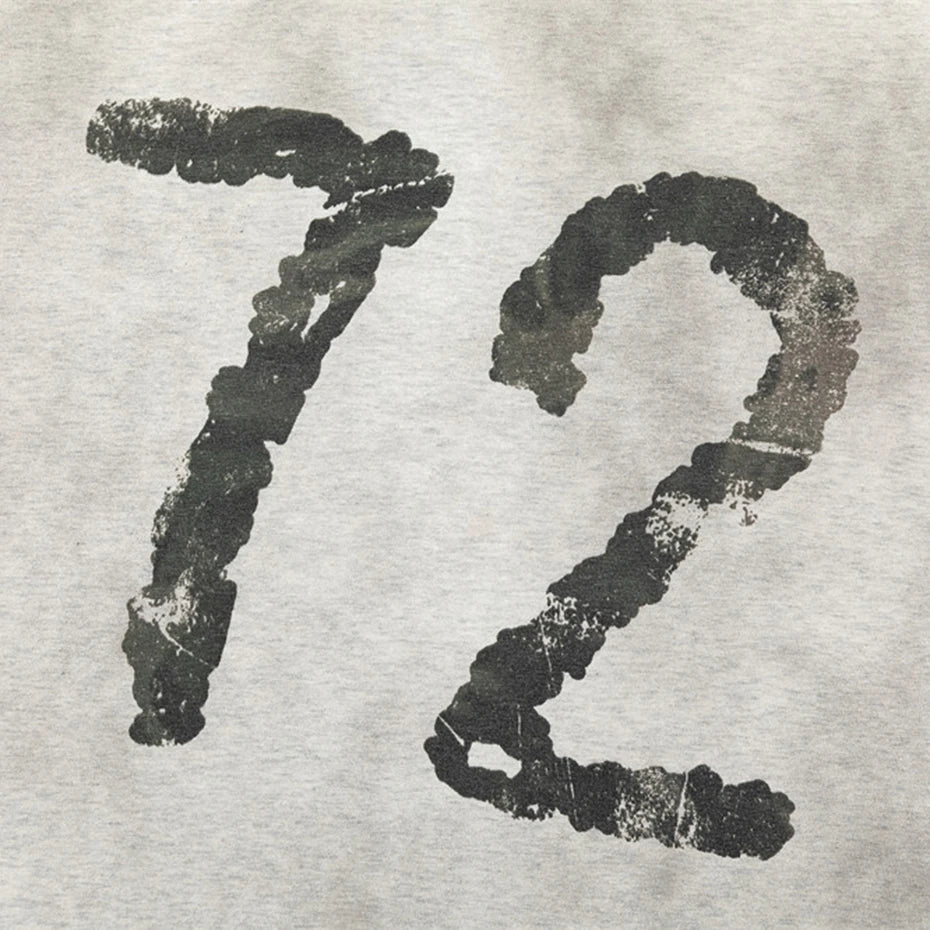 Vintage Camouflage Patchwork Oversized T-Shirt — detail shot