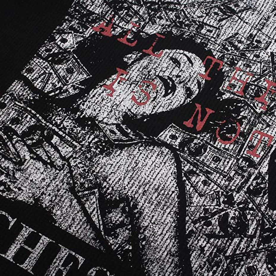 Rivet Vintage Graphic Oversized T-Shirt — detail shot