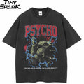 Wolf Lightning Washed T-Shirt — front view