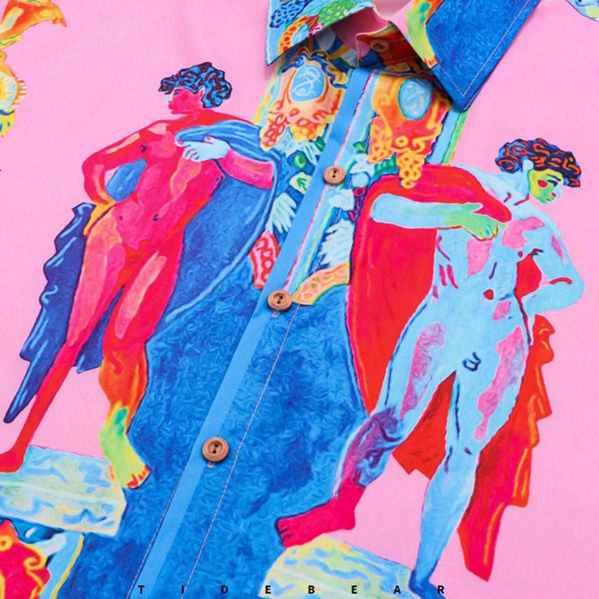 Print Oversized Shirt — detail shot