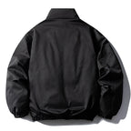 Duck White Padded Oversized Puffer Jacket — front view