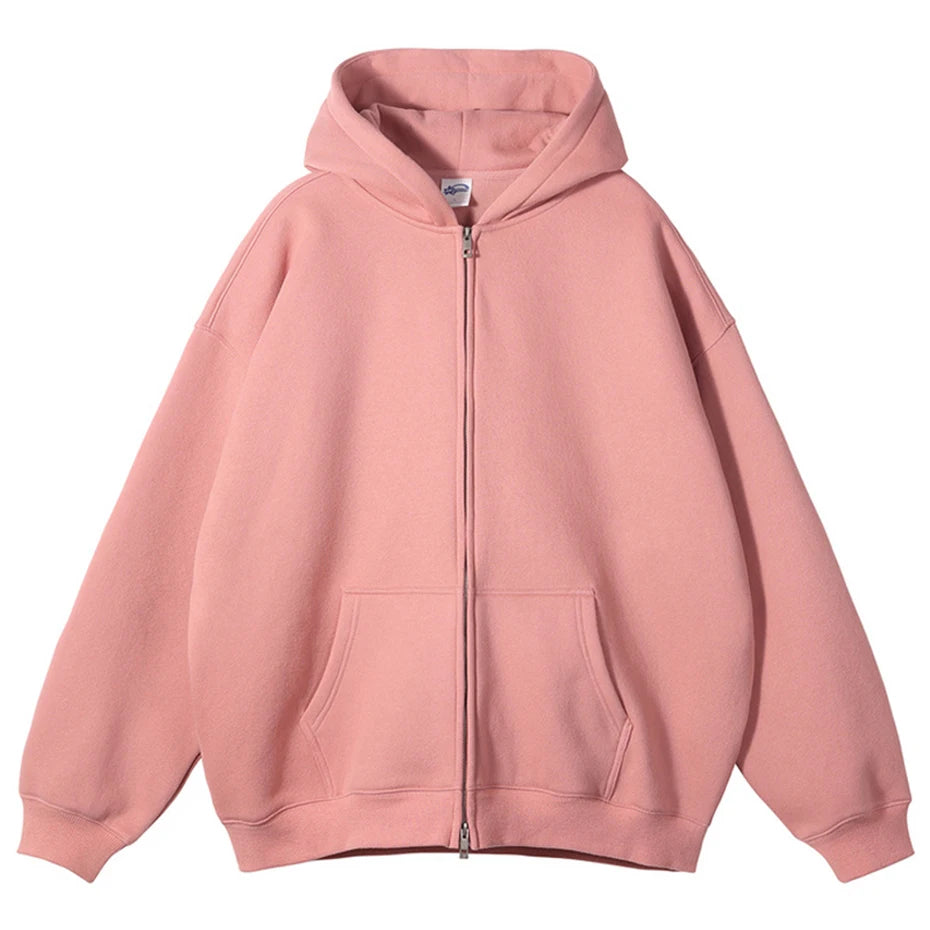 Zip Oversized Jacket — close-up