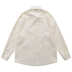 Vintage Cats Oversized Shirt — front view