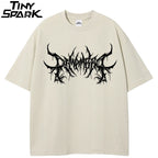 Metal Black Faded T-Shirt — front view