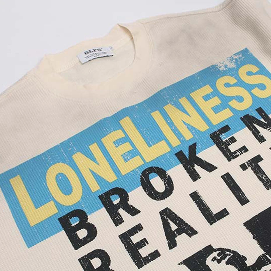 Y2K Loose Oversized Long Sleeve Tee — back view