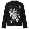 Y2K Flower Graphic Oversized Long Sleeve Tee — styling shot