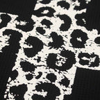 Patchwork Loose Long Sleeve Tee — detail shot