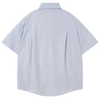 Shirts Vintage Cat Embroidered Loose Shirt — detail shot