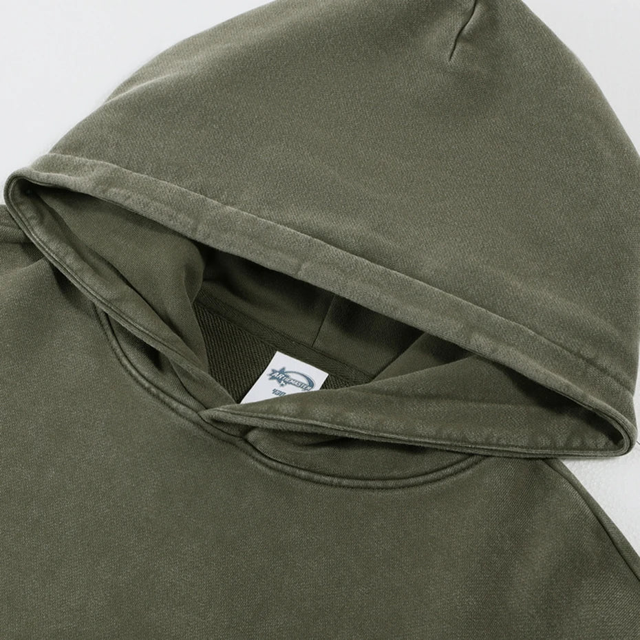 Hoodies Vintage Oversized Hoodie — fit shot