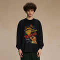 Movie Black Cat Graphic Long Sleeve Tee — front view