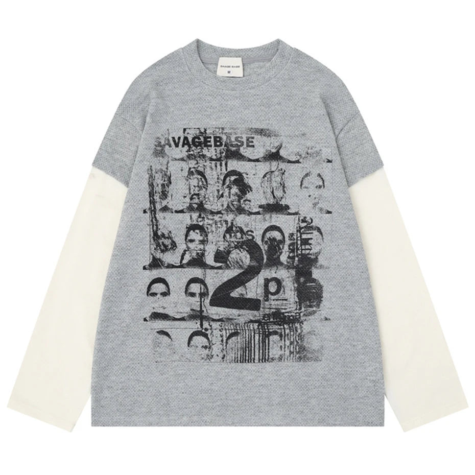Oversized Long Sleeve Tee — back view