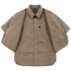 Multi Pocket Cargo Shirt & Vest Set — detail shot