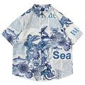 Letter Print Oversized Shirt — styling shot