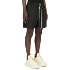 Black Loose Shorts — detail shot