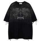 Y2K Vintage Graphic Oversized T-Shirt — back view