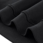 Techwear Black Car Hoodie — fabric close-up